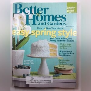 Better Homes and Gardens Magazine April 2010